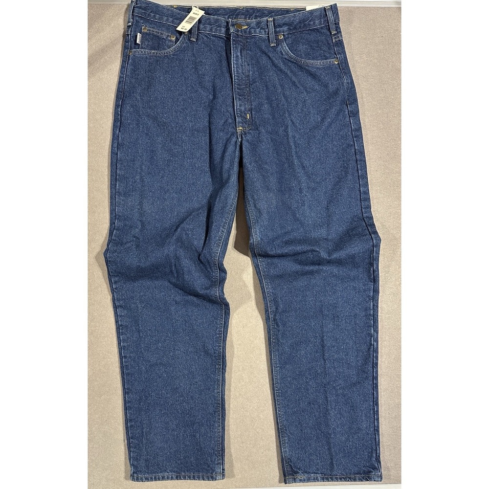 Carhartt B21 DST Flannel Lined Jeans 40x32 Relaxed Fit Denim Work Pants NWT